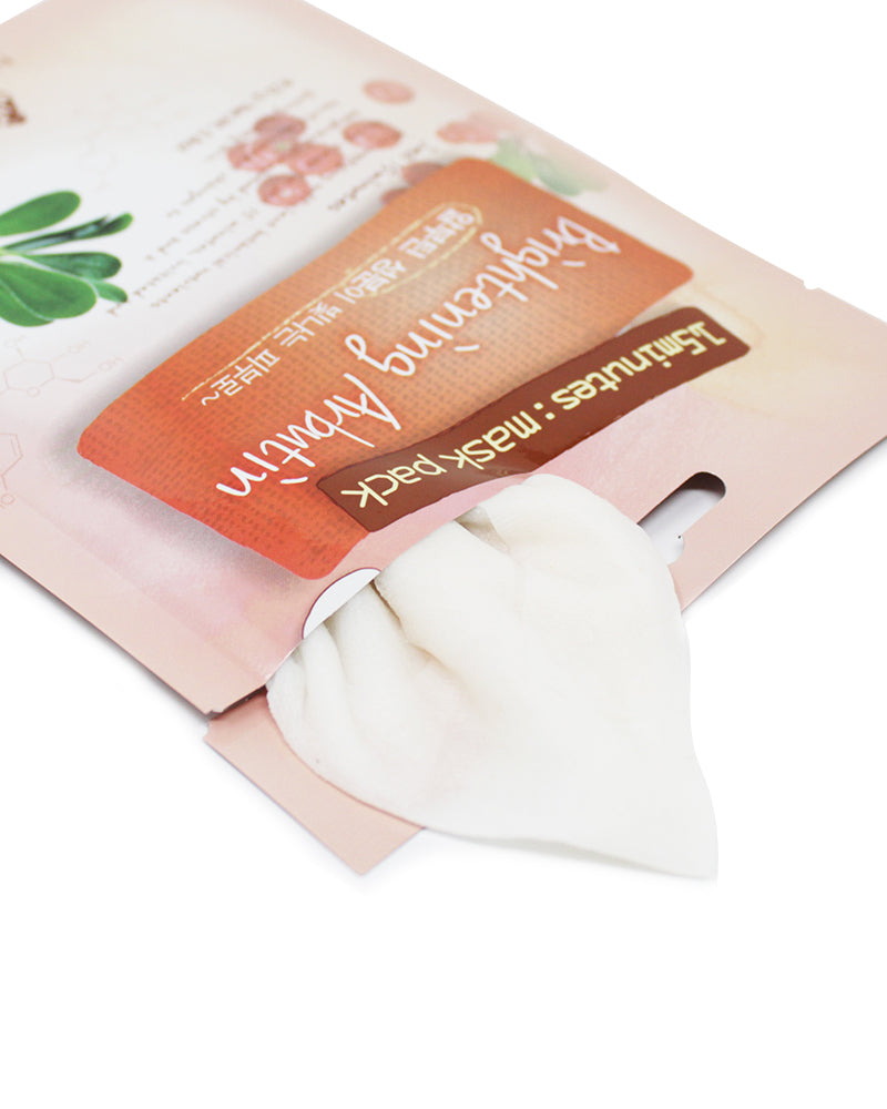 Arbind Mask 15MINUTES BRIGHTENING ARBUTIN MASK (10 Sheets) – banzailiving
