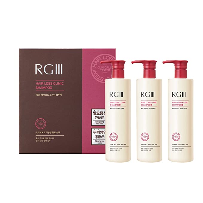 RGIII Hair Loss Clinic Shampoo 3pc SET