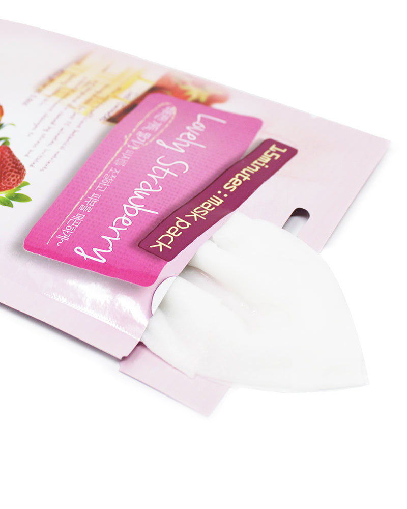 15MINUTES LOVELY STRAWBERRY MASK (10 Sheets)